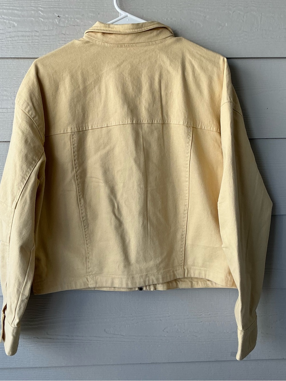 Universal Thread Pale Yellow Canvas Jacket with Silver Hardware - Picture 5 of 5